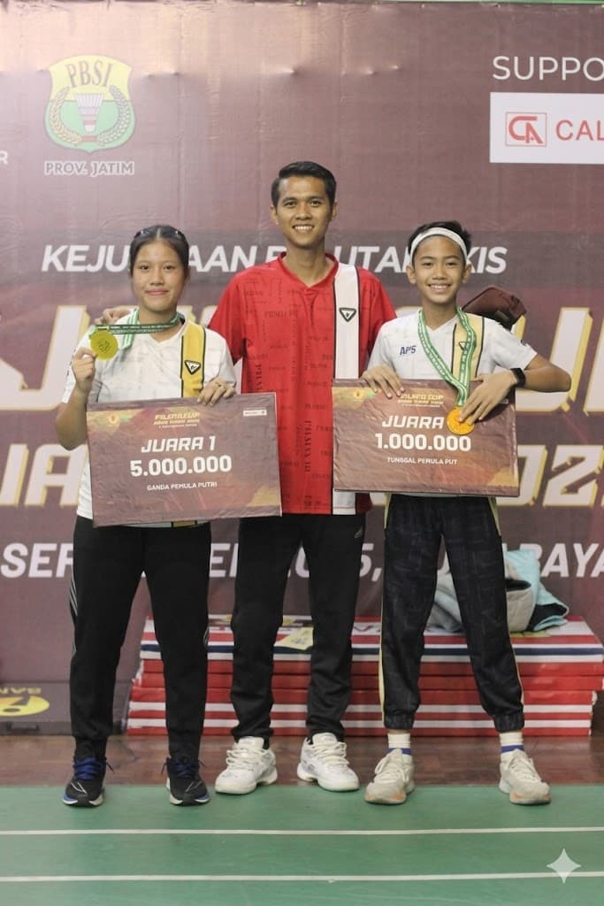 Tim pelatih dan atlet PRADA BC